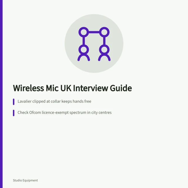 Wireless microphone comparison for UK interviews: lavalier vs handheld. Wireless microphone for interviews UK: lavalier vs handheld